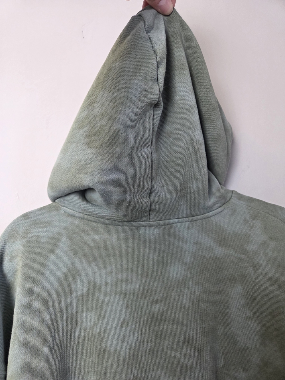 Aerie Women’s Sage Green Tie Dye Pullover Hoodie Sweatshirt Size XS - Picture 11 of 12